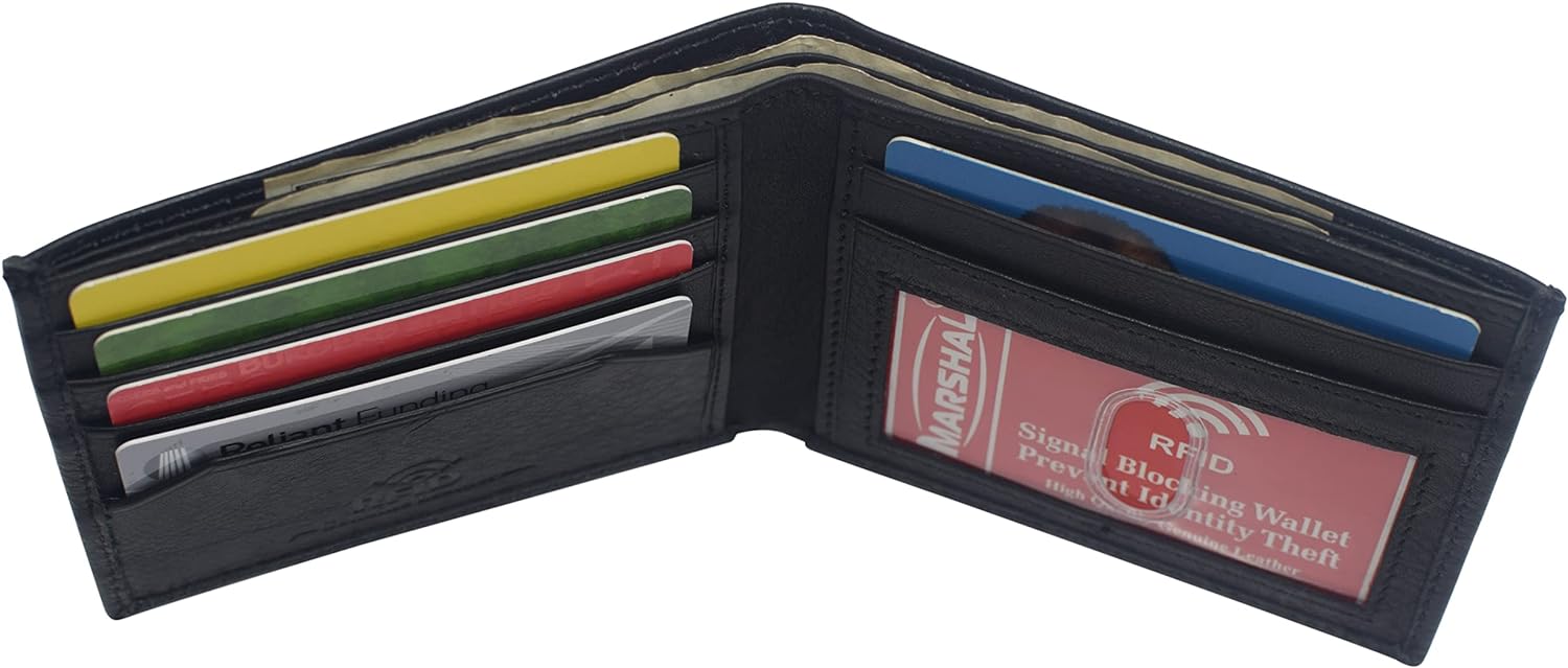 Marshal Wallet Mens Soft Genuine Leather Slim photo 4