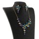 thumbnail image 5 of Pendientes de collar con diamantes de imitación Azul, 5 of 9