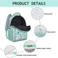 thumbnail image 4 of Leopard Print Backpack for School,Cute School Bag,Schoolbag with Adjustable Shoulder Straps & Padded Back,15.3"x11"x6.7", 4 of 6