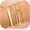 Gold-D, variant on Gold/Silver Plated Bracelets for Women Stack,Bangle Cuff Bracelet Set Non Tarnish Jewelry for Women Trendy