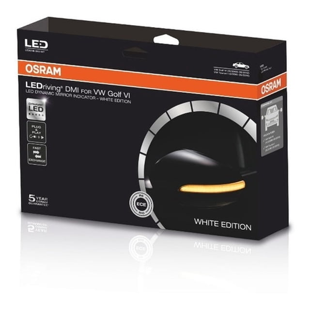 Luz Indicadora Espejo Lateral Para Vw Golf 6 Dmi - Ámbar Osram Iluminación automotriz