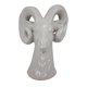 thumbnail image 1 of Cabeza de carnero Benzara para decoración de mesa, cerámica blanca, 34 cm, 1 of 6