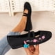 thumbnail image 4 of Amzcrzy Zapatos de mujer,Zapatos de mujer,Zapatillas de mujer, Zapatos de trabajo para mujer con suela plana y tejido transpirable para todas las estaciones Sandalias Mujer Zapatillas De Casa, 4 of 5