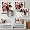 thumbnail image 4 of Designart "Crimson Secrets in Minimalism III" Minimalism Metal Art Print, 4 of 5