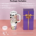 thumbnail image 3 of 40 Oz Stainless Steel Mama Tumbler with Handle, Insulated Double Wall Vacuum for Cold & Heat Preservation, Great Mother's Day Gift, 3 of 3