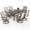 Beige, variant on Pamapic 7-Piece Metal Outdoor Grey Patio Dining Set with 6 Textilene Swivel Chairs