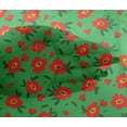 thumbnail image 5 of oneOone Viscose Chiffon Green Fabric Leaves & Clover Craft Projects Decor Fabric Printed By The Yard 42 Inch Wide, 5 of 5