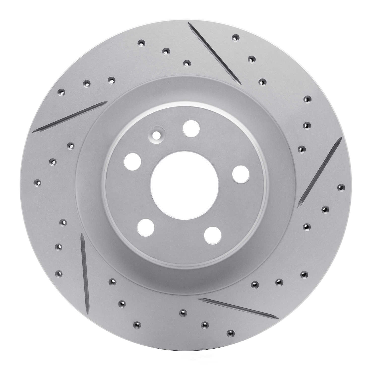 Dynamic Friction Company 830-27052R DFC Geoperformance Rotor - Drilled and Slotted