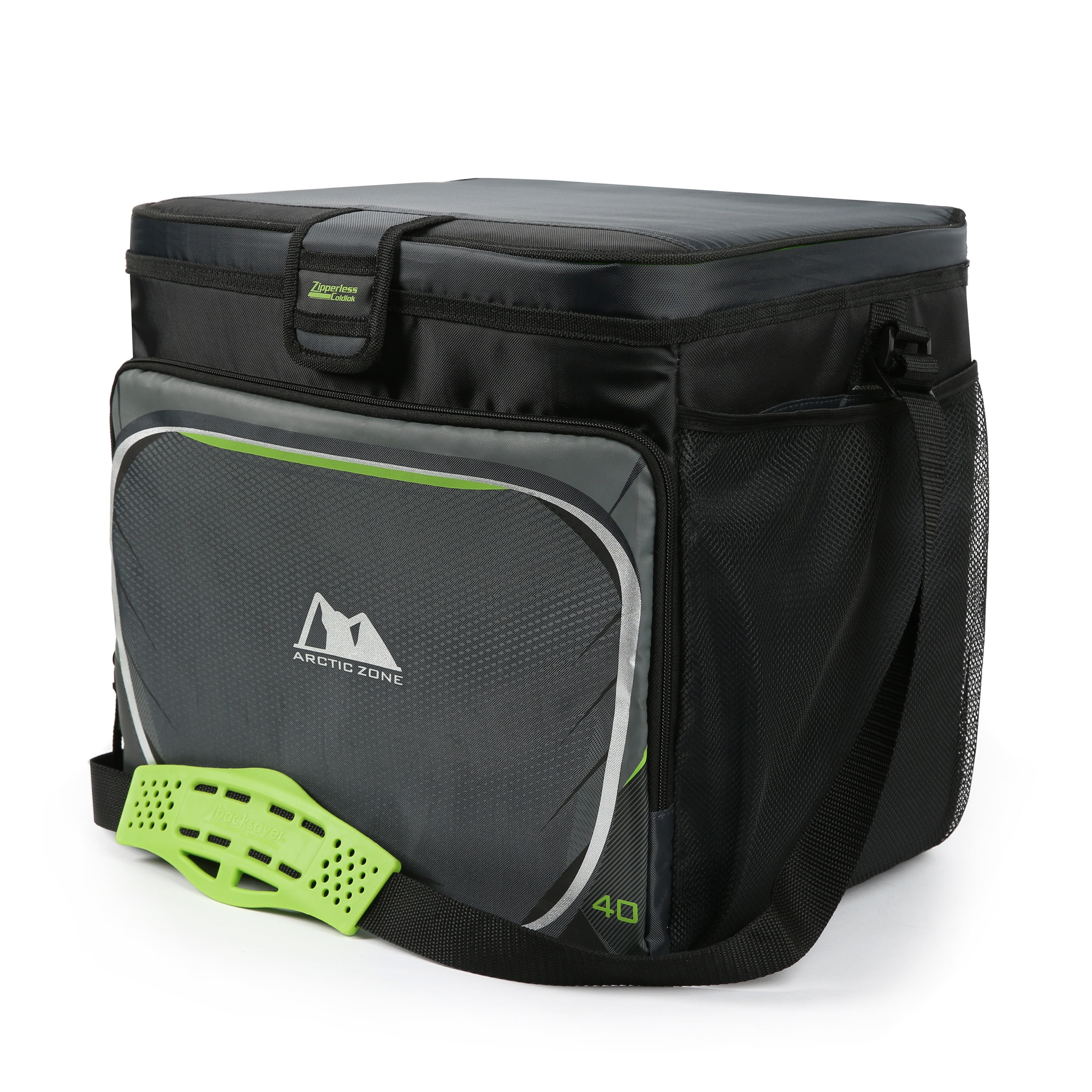 Arctic Zone Can Zipperless Soft Sided Cooler With Hard Liner, Grey And ...