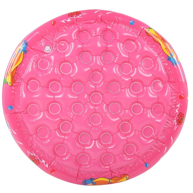 Piscine de Jeu d'Eau Intérieure pour Enfants Piscine de Jeu Ronde Gonflable Barrière de Protection pour Enfants