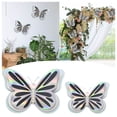 thumbnail image 1 of WHEANG Wall Decor Bead Hollow Butterfly Wall Sticker Butterfly Wedding Festive Decoration Sticker, 1 of 4