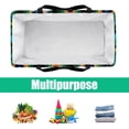 thumbnail image 5 of Peacock Large Foldable Beach Bag | Oxford Cloth Beach Bag, Laundry Organizer, and Decorative Box, 5 of 7