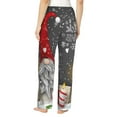 thumbnail image 3 of Xecao Traditional Scandinavian Dwarf Women's Straight Lounge Pajama Pants: The Epitome of Relaxed Sleepwear, 3 of 9