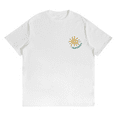 thumbnail image 3 of Sunshine State Of Mind Print T Shirts Summer Graphic Tees Popular Trendy Summer Sunshine Preppy Pattern Tops White,L, 3 of 6