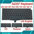 thumbnail image 2 of New Laptop A2337 Keyboard For Macbook Air 13" M1 A2337 Keyboard Replacement US UK FR SP IT DE RU AE Layout 2020 Year Swiss, 2 of 6