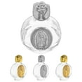 thumbnail image 2 of GOOHOCHY 4 botellas de agua bendita de vidrio con relieve católico, dispensadores de aceite esencial vacíos para recuerdos de fiesta de bautismo cristiano católico., 2 of 8