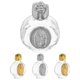 thumbnail image 2 of GOOHOCHY 4 botellas de agua bendita de vidrio con relieve católico, dispensadores de aceite esencial vacíos para recuerdos de fiesta de bautismo cristiano católico., 2 of 8