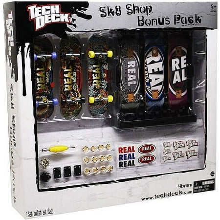 Tech Deck Sk8 Shop Bonus Pack - Real Skateboards