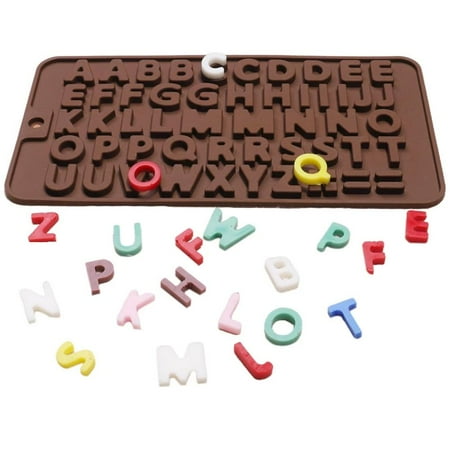 

Silicone Letter Mould Chocolate Number Mould Sweet Making Tray for Fudge Ice Cream Cake