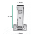 thumbnail image 2 of Mini Poste Acero Inox Con Acabado Brillante Barandal Belug, Plateado, 2 of 5