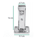 thumbnail image 2 of Mini Poste Acero Inox Con Acabado Brillante Barandal Belug, Plateado, 2 of 5