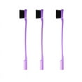 thumbnail image 1 of Pinceles de maquillaje, kit de maquillaje, peine modificador de vello de cejas rotas, herramienta para recortar cejas, cepillo de cejas de dos cabezales (3 piezas), 1 of 3