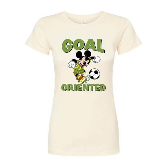 Disney - Soccer Goal - Juniors Fitted Graphic T-Shirt