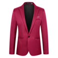 thumbnail image 1 of Traje de negocios formal de estilo coreano para hombre, traje pequeño, chaqueta delgada, traje pequeño informal, 1 of 5