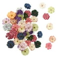 thumbnail image 5 of 50 Pieces Colorful Mixed Artificial Flowers Head Floral Crafts Imitation Flower Artificial Faux Flower Heads for Bridal Shower Baby Shower, 5 of 8