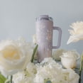 thumbnail image 5 of Thyme & Table 24oz Stainless Steel Luna Tumbler with Handle and Dual Straw Lid, Garden, 5 of 7
