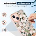 thumbnail image 6 of Feishell Case for Apple iPhone 14 6.1 inch,Fashion Flower Pattern Flexible Silicone Shockproof Cover for Women Girls Slim Transparent Phone Case Support Wireless Charging,E, 6 of 11