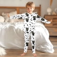 thumbnail image 6 of Black Cat Footprint Pattern Cotton Pajamas 2 Piece Set Sleepwear Soft and Comfortable Homewear Nightwear, 6 of 7