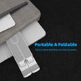 thumbnail image 4 of Portable Foldable Laptop Stand 6 Angles Adjustable Ergonomic Desktop Laptop Riser Aluminum Alloy Non Slip Computer Stand Holder Bracket for Laptop Tablet 11-15.6 Inches, 4 of 8
