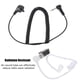 thumbnail image 1 of Auricular de Seguridad Auricular Walkie Talkie de 1 Pin Auricular de Conducto de Aire de una Sola Oreja Curvo de 35mm con Clip de Hierro, 1 of 8