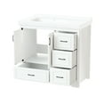 thumbnail image 3 of 35.8''w Bathroom Vanity, White, Elegant Appearance 36-inch Sink Cabinet, Cabinetry, 3 of 7