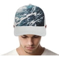thumbnail image 3 of Beach Foam Wave Baseball Cap Classic Golf Cap Soft Dad Hat Multicolor Adjustable Low Profile Hat Unisex, 3 of 3