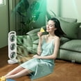 thumbnail image 4 of sruoe Fan Desk Fan, Tabletop Fans for Home, Tabletop Fans on Clearance, Personal Fan, Rechargeable Fan, Desk Fan USB, Desk Fans Small Quiet, All Fans Sleep Fan Air Circulator Travel Fan, 4 of 5