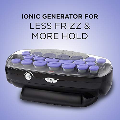 INFINITIPRO BY CONAIR Instant Heat Ceramic Flocked Rollers w Ionic Generator Retractable Cord Reel 20 count Walmart