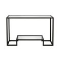 thumbnail image 3 of Henn&Hart 47" Blackened Bronze Metal/Glass Console Table, 3 of 7