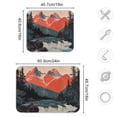 thumbnail image 5 of Yayeee Dish Drying Mat for Kitchen Counter Ultra Absorbent Easy Clean Pad 24x18", Mountains at Dawn, 5 of 7