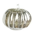 thumbnail image 2 of Led Glass Pumpkin Decoration, Glass Material, Elegant Cracked Texture, Creates Festive Atmosphere For Home Courtyard Garden Holiday Decor, Manual Size Measurement, 2 of 3