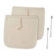 thumbnail image 3 of 2 bolsas para café frío con 2 cucharas de acero inoxidable, cafetera reutilizable para café frío, color beige, para hogar, 3 of 8