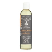 Soothing Touch AY59353 Soothing Touch S.t. Massage Oil Sandalwood -1x8 Oz