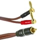 thumbnail image 3 of 2X Conector Banana A Cable de Altavoz RCA, Cable de Altavoz RCA Macho A Conectores Banana (2Banana) 4N OFC HiFi Cable de Altavoz 2M, 3 of 5