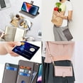 thumbnail image 5 of SaniMore for iPhone 14 Case, with Kickstand [Shoulder & Wrist Strap] Flip Zipper Wallet Cash & Card Slots PU Leather TPU Interior Full Body Protection for iPhone 14, Gray, 5 of 8