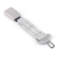 thumbnail image 2 of Universal Car Seat Seatbelt Safety Belt Extender Extension W/Buckle Gray, 2 of 5