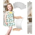 thumbnail image 4 of 1/2/3 Pcs Kids Growth Chart Wall Hanging | Dry Erase Mirror Height Measurement Ruler for Nursery, Bedroom, Boys & Girls, Baby to Adults, 4 of 8