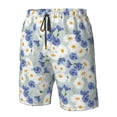 thumbnail image 5 of Naloa Daisies Flowers Men's Beach Shorts, Surfing shorts, Swim trunks, Quick Dry Swim Trunks for Surfing Beach Fun - Small, 5 of 9