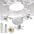 thumbnail image 2 of BallsFHK New Drone Fan Light-2 In 1 Hanging Fan With Remote, 3-Speed 4/3 Ceiling Dimmable LED Light For Bedroom/Living Room, 2 of 5