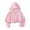 Pink, variant on enyan Girls Zip Up Cropped Windbreaker Jacket Hooded Cargo Lightweight Outerwear(Purple,12-14 Years)